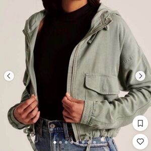 Abercrombie Olive Green Utility Jacket